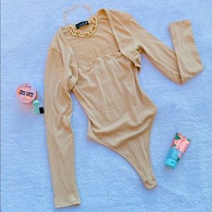 Ribbed Two Piece Bodysuit